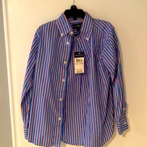 Boys Ralph Lauren, size 5 long sleeve button down.